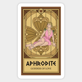 Aphrodite Tarot Card Sticker